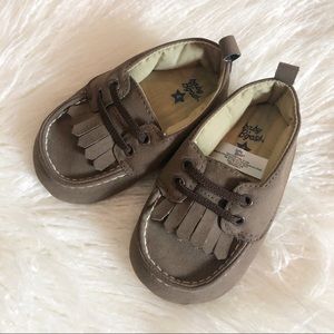 Baby B'gosh Osh Kosh 9-12 Months Brown Moccasins